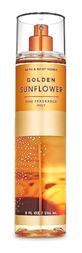 Bath & Body Works Golden Sunflower Aromatik Simli Kadın Vücut Spreyi 236 ml