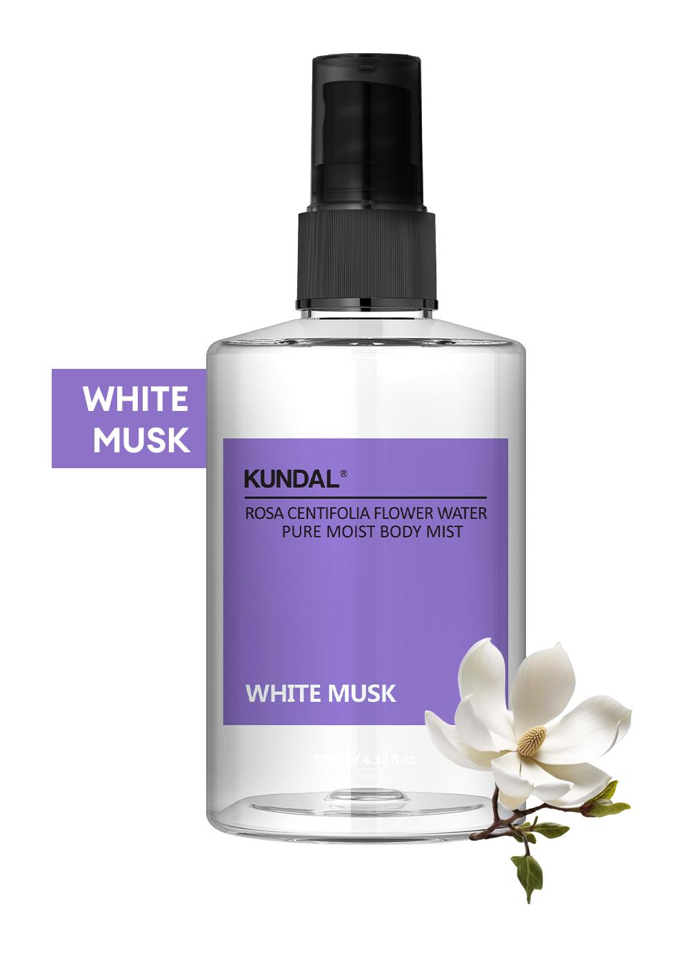 Kundal White Çiçeksi Hyalüronik Asit İçeren Nemlendiricili Kadın Vücut Spreyi 125 ml