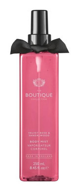 Boutique Velvet Gül-Sandal Ağacı Kadın Vücut Spreyi 250 ml