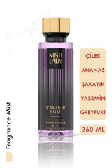 Nishlady L'Amour Rose Meyvemsi Kadın Vücut Spreyi 260 ml