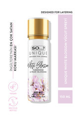 So...? Unique White Blossom Çiçeksi Kadın Vücut Spreyi 150 ml