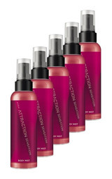 Avon Attraction Sensation Aromatik Kadın Vücut Spreyi 5x100 ml