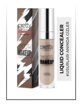 Pretty Beauty 03 Nemlendiricili Göz Altı ve Yüz Likit Fırça Kapatıcı