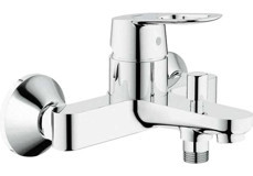 Grohe Start Loop Pirinç Çiftli Aç Kapa Yarı Ankastre Oynar Başlık Banyo Bataryası Gümüş