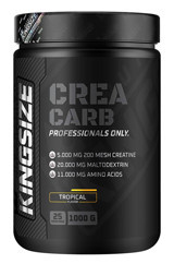 Kingsize Nutrition Crea Carb Tropikal Meyve Aromalı Toz Kreatin 1 kg
