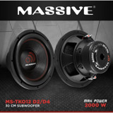 Massive Ms-Tko12 D2/D4 300 mm Mini Subwoofer Siyah