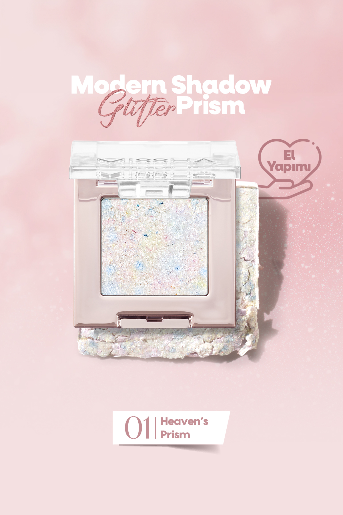 Missha Glitter Prism No:01 Heaven's Prism Toz Simli Tekli Göz Farı