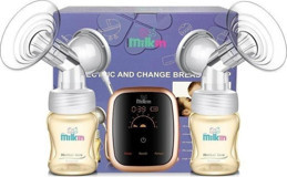 Milkin EBP960 Elektrikli Biberonlu Çiftli Göğüs Pompası