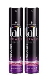 Schwarzkopf Taft Power No: 5 Sabitleyici Islak Görünümlü Provitaminli Saç Spreyi 2x250 ml
