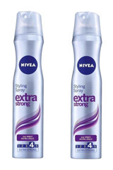 Nivea No: 4 Şekillendirici Islak Görünümlü Provitaminli Ekstra Güçlü Saç Spreyi 2x250 ml