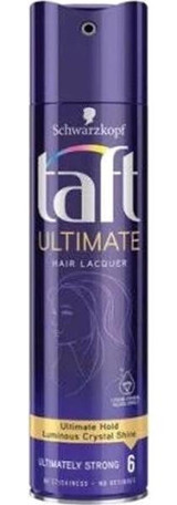 Schwarzkopf Taft Ultimate No: 6 Sabitleyici Islak Görünümlü Provitaminli Ultra Güçlü Saç Spreyi 250 ml