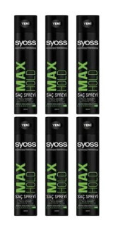 Syoss Max Hold No: 5 Şekillendirici Islak Görünümlü Provitaminli Ultra Güçlü Saç Spreyi 6x400 ml