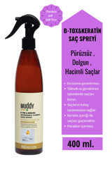 Muddy B-Tox Onarıcı Islak Görünümlü Keratinli Hafif Saç Spreyi 400 ml