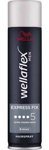 Wella Men Express Fix Ekspres Sabitleyici Islak Görünümlü Provitaminli Güçlü Saç Spreyi 250 ml