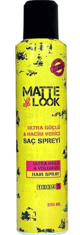 Matte Look Şekillendirici Islak Görünümlü Keratinli Ekstra Güçlü Saç Spreyi 250 ml