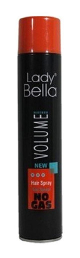 Lady Bella No Gas Şekillendirici Islak Görünümlü Keratinli Güçlü Saç Spreyi 400 ml