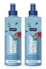 Hobby Mermaid Waves Şekillendirici Islak Görünümlü Deniz Tuzlu Güçlü Saç Spreyi 2x250 ml