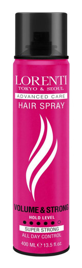 Lorenti Dolgunlaştırıcı Islak Görünümlü Keratinli Güçlü Saç Spreyi 400 ml