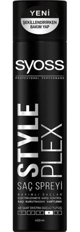 Syoss Style Plex No: 5 Şekillendirici Islak Görünümlü Provitaminli Saç Spreyi 400 ml