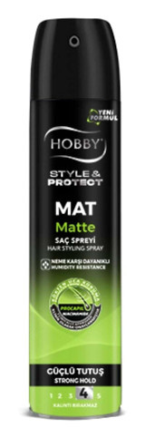 Hobby S&P Matte Şekillendirici Islak Görünümlü E Vitaminli Güçlü Saç Spreyi 250 ml