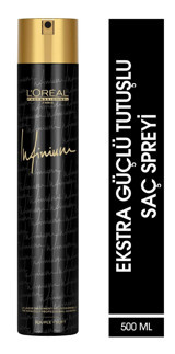 L'Oreal Paris Professionnel Infinium Extreme Hold Şekillendirici Islak Görünümlü Keratinli Güçlü Saç Spreyi 500 ml
