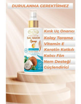 Pytho Flora Onarıcı Islak Görünümlü Hindistan Cevizi Yağlı Hafif Saç Spreyi 120 ml