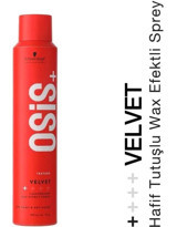 Schwarzkopf Osis Velvet Şekillendirici Islak Görünümlü Provitaminli Hafif Saç Spreyi 200 ml