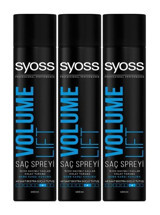 Syoss Lift No: 4 Dolgunlaştırıcı Islak Görünümlü Provitaminli Saç Spreyi 3x400 ml