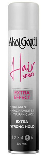 Akat Gardi Extra Effect5 Şekillendirici Islak Görünümlü Keratinli Güçlü Saç Spreyi 400 ml