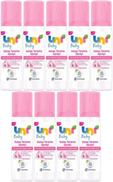 Uni Baby Kolay Tarama Islak Görünümlü Provitaminli Hafif Saç Spreyi 9x200 ml