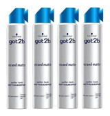 Schwarzkopf Got2B Strand Matte Şekillendirici Islak Görünümlü Provitaminli Hafif Saç Spreyi 4x200 ml