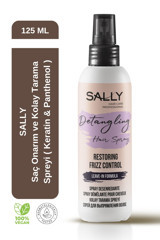 Sally Detangling Isıdan Koruyucu Islak Görünümlü Keratinli Hafif Saç Spreyi 125 ml