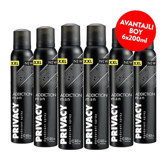 Privacy Addiction Pudrasız Ter Önleyici Sprey Erkek Deodorant 6x200 ml