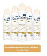 Dove Eventone Pudralı Ter Önleyici Antiperspirant Sprey Kadın Deodorant 5x150 ml