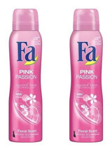 Fa Pink Passion Floral Scent Pudrasız Sprey Kadın Deodorant 2x150 ml