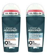 L'Oreal Paris Expert Magnesium Defence Pudrasız Roll-On Erkek Deodorant 2x50 ml