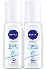 Nivea Pudrasız Ter Önleyici Organik Sprey Kadın Deodorant 2x75 ml