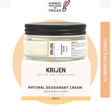 Krijen Gül Ağac Pudrasız Ter Önleyici Organik Krem Kadın Deodorant 50 ml