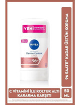 Nivea Clinical Derma Control Pudrasız Ter Önleyici Antiperspirant Stick Kadın Deodorant 50 ml