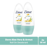 Dove Go Fresh Pudrasız Ter Önleyici Antiperspirant Roll-On Kadın Deodorant 2x40 ml