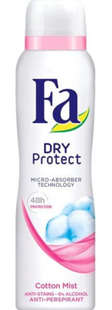 Fa Dry Protect Pudrasız Ter Önleyici Antiperspirant Sprey Kadın Deodorant 150 ml