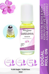 Minia Bahçe Sardunya Pudrasız Ter Önleyici Organik Roll-On Kadın Deodorant 10 ml