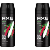 Axe Africa Pudrasız Ter Önleyici Antiperspirant Sprey Erkek Deodorant 2x150 ml