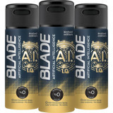 Blade Artificial Intelligence 1.0 Pudrasız Ter Önleyici Sprey Erkek Deodorant 3x150 ml