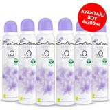 Emotion Detox Floral Pudrasız Ter Önleyici Sprey Kadın Deodorant 6x200 ml