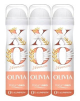 Xo Olivia Pudrasız Ter Önleyici Sprey Kadın Deodorant 3x150 ml