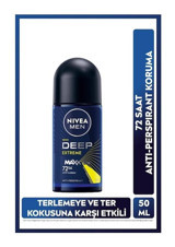 Nivea Deep Extreme Maxxtech Pudrasız Ter Önleyici Antiperspirant Roll-On Erkek Deodorant 50 ml