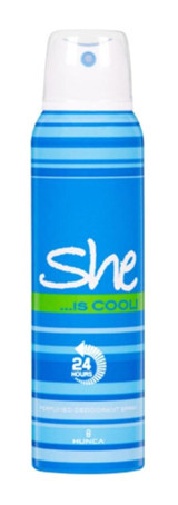 She Is Cool Pudralı Ter Önleyici Sprey Kadın Deodorant 12x150 ml