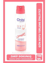 Chita Beauty Touch Pudrasız Ter Önleyici Sprey Kadın Deodorant 150 ml