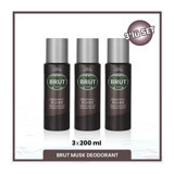 Brut Musk Pudrasız Ter Önleyici Sprey Erkek Deodorant 3x200 ml